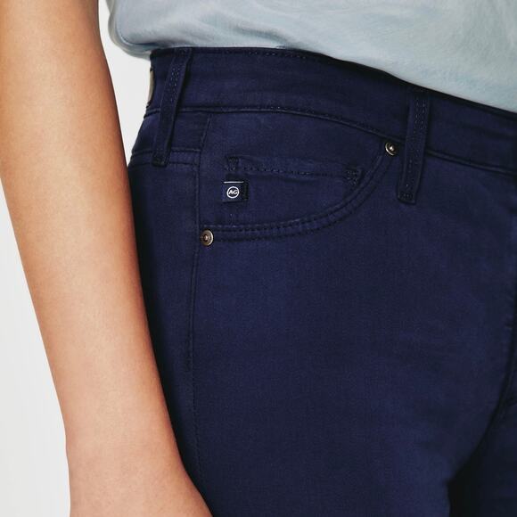 AG Adriano Goldschmied The Farrah High Rise Skinny Ankle Jeans Navy Blue 28 - Picture 11 of 11